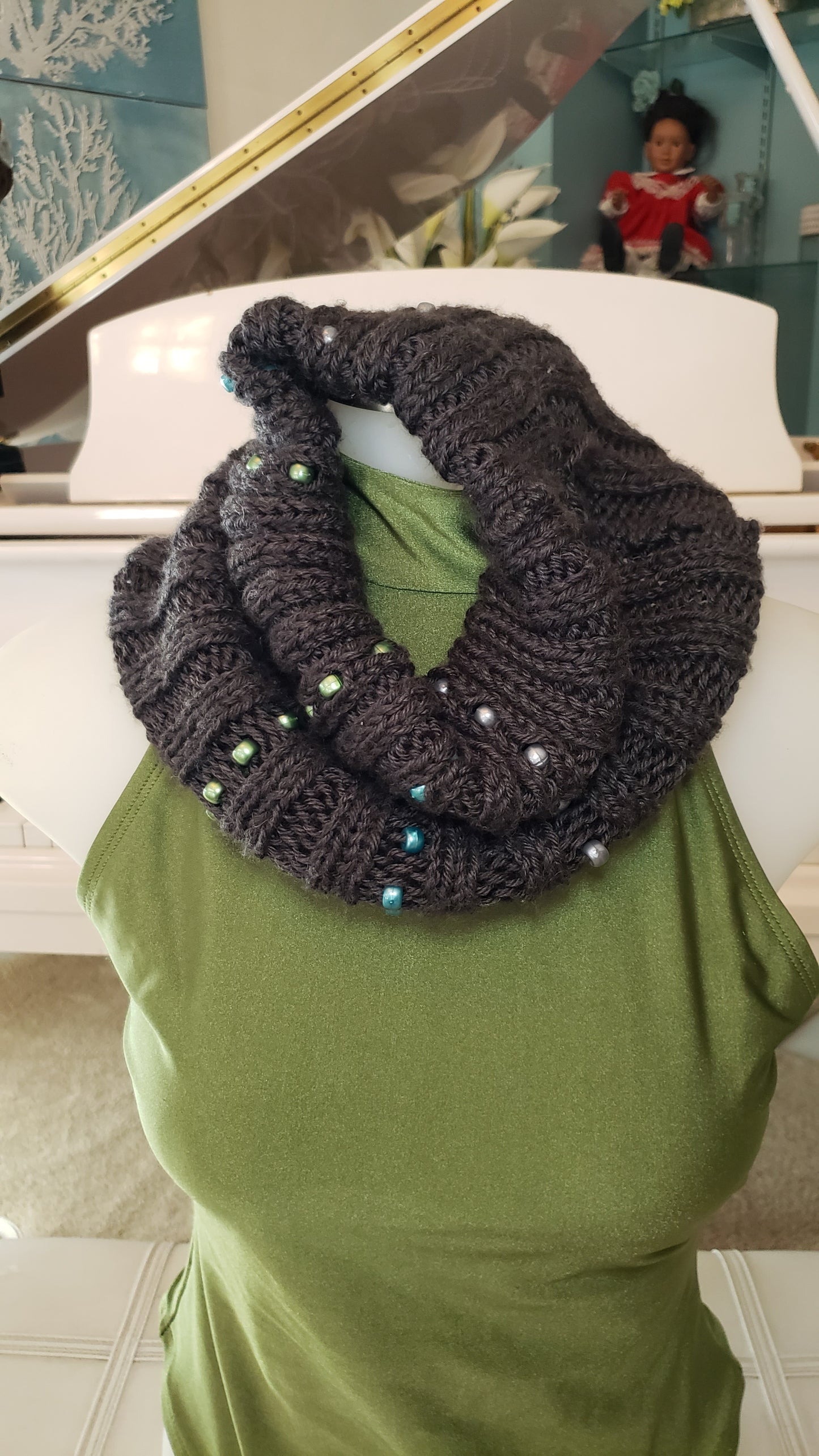 Beaded Galaxy Cowl