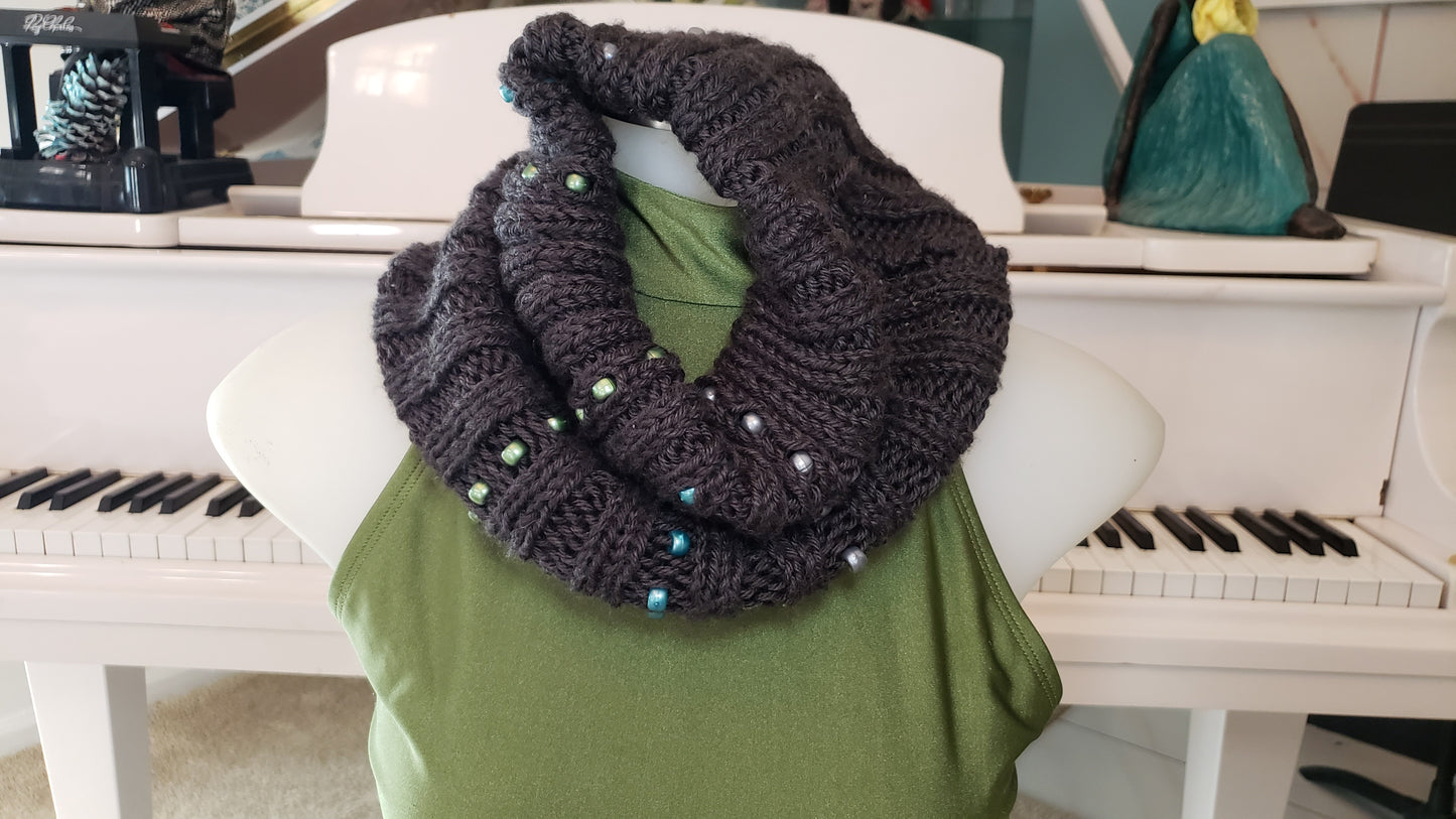 Beaded Galaxy Cowl