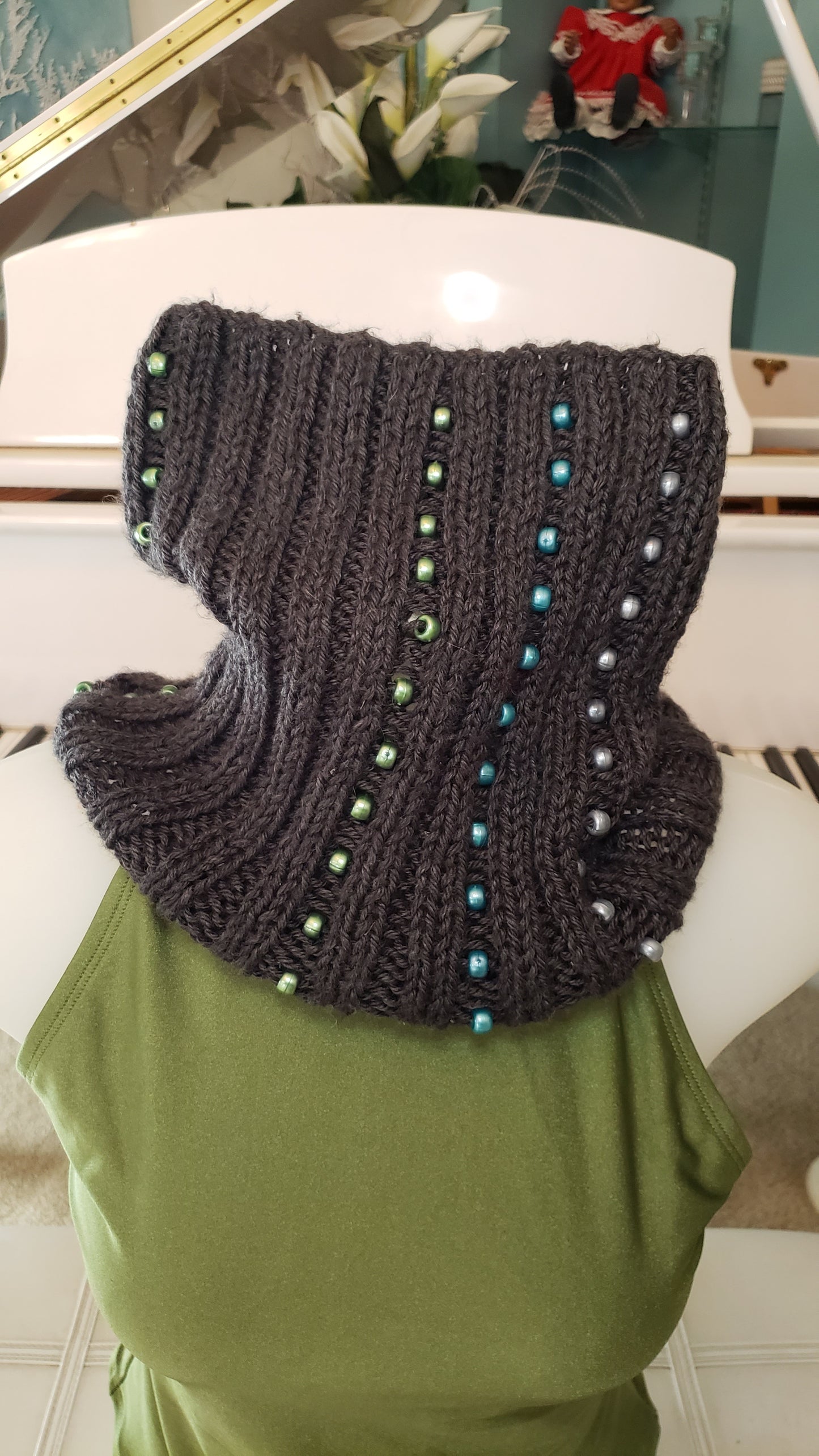 Beaded Galaxy Cowl