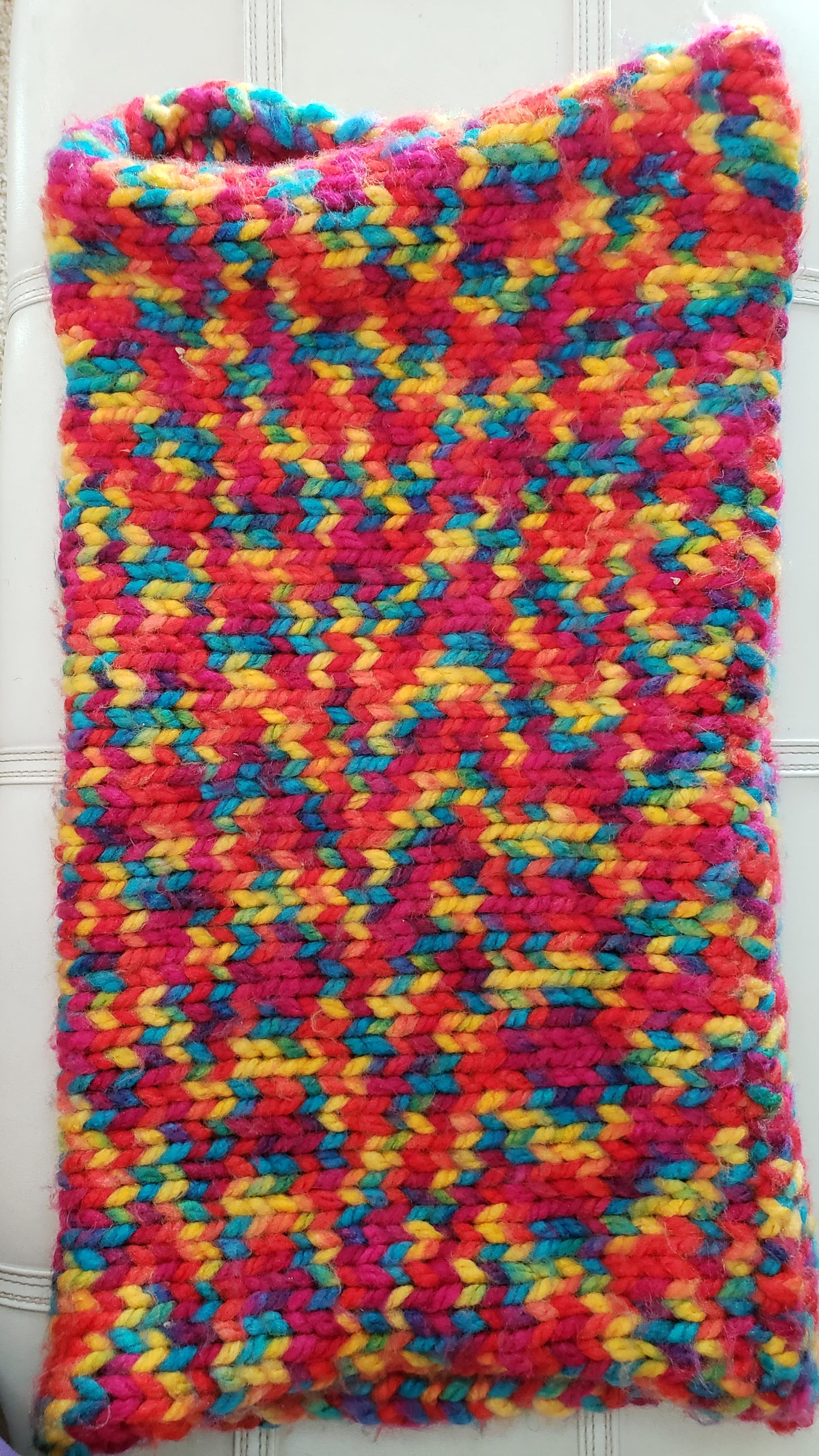 Rainbow Super Chunky Cowl